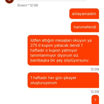 Yanlış Sipariş Ve Kupon Sorunu