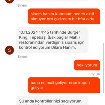 Yanlış Sipariş Ve Kupon Sorunu