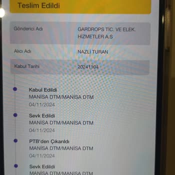 Teslim Edilmemiş Siparişler Ve İletişim Sorunları