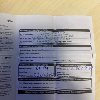 İnci Akü'nün Sürekli Bitmesi Ve Garanti Sorunu