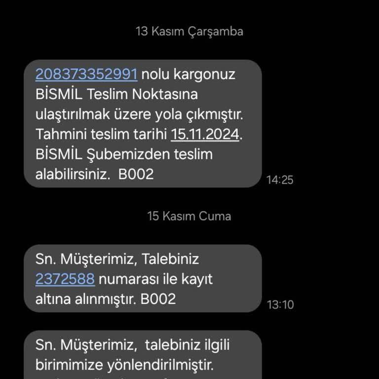 Yanlış Yönlendirme Ve İzlenemeyen Kargo Sorunu