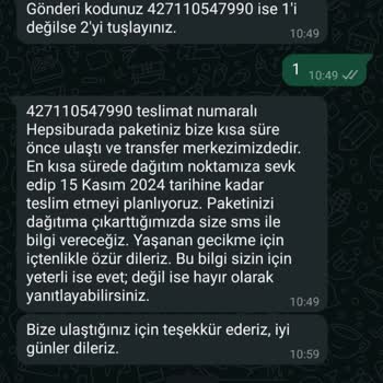 Madame Coco'dan Sipariş Verdim, Ürün Hala Teslim Edilmedi