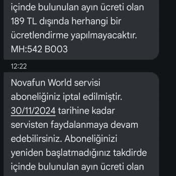 İzinsiz Başlatılan Abonelik Ve Ücret İadesi Talebi