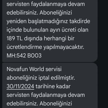 İzinsiz Başlatılan Abonelik Ve Ücret İadesi Talebi