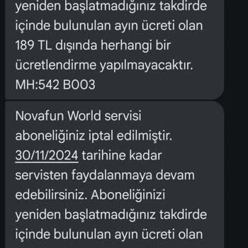 İzinsiz Başlatılan Abonelik Ve Ücret İadesi Talebi
