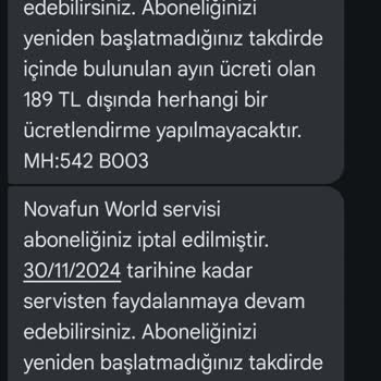İzinsiz Başlatılan Abonelik Ve Ücret İadesi Talebi
