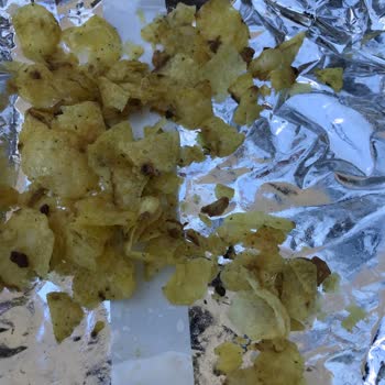 Burnt and Inedible Potato Skins Found in Lays Chips