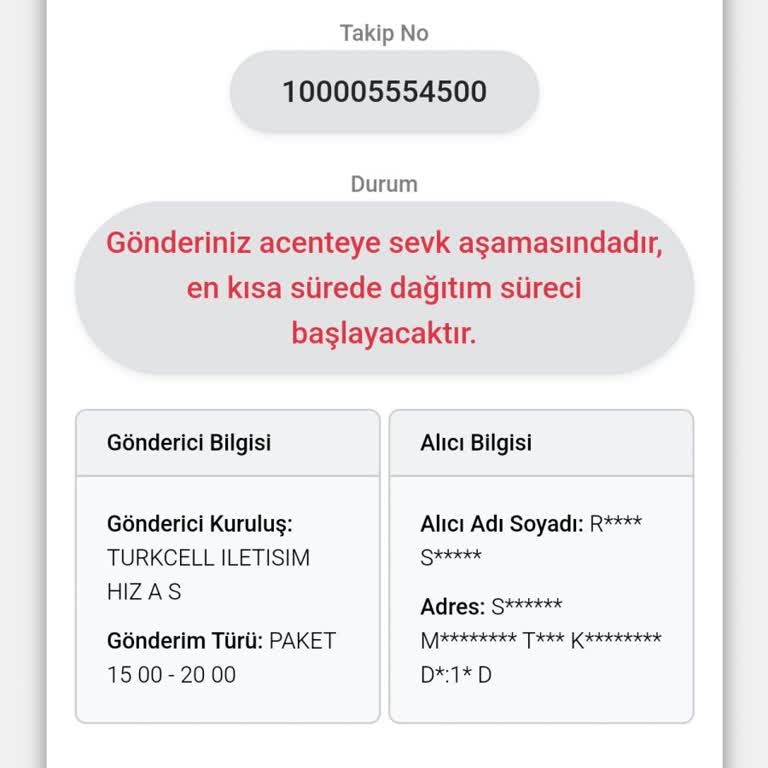 Kargo Takip Sorunu Ve Teslimat Gecikmesi