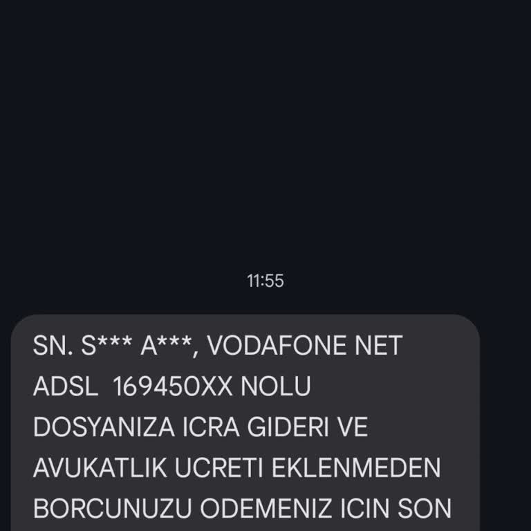 Hizmet Vermeden Fatura Çıkartan Vodafone'a Tepki