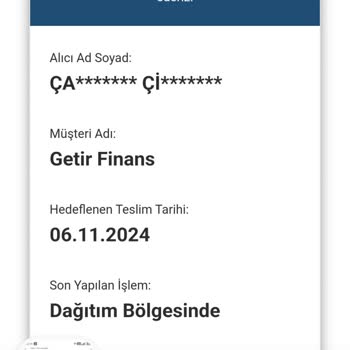 AGT Kurye İle Teslimat Sorunu