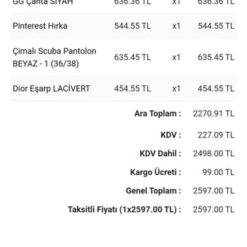 Yanlış Ürün Gönderimi Ve Kötü Müşteri Hizmeti