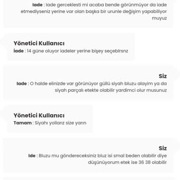 Yanlış Ürün Gönderimi Ve Kötü Müşteri Hizmeti