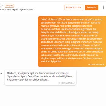 Trendyol'dan Satış Sonrası Hizmet Hayal Kırıklığı