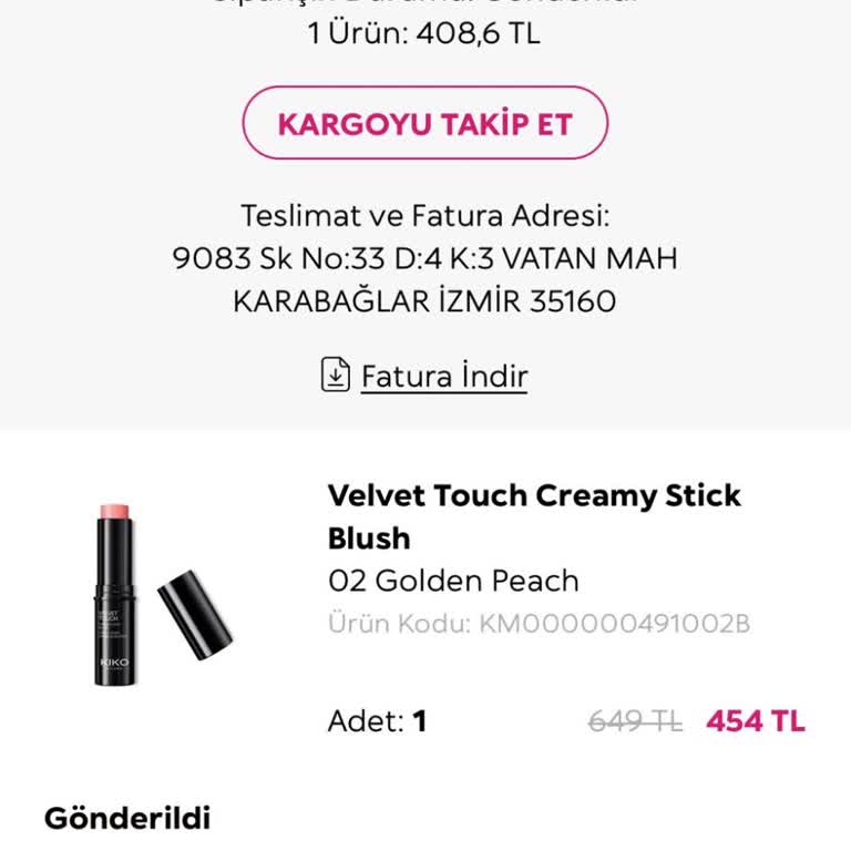 Kargo Teslim Edilmeden İade Edildi!