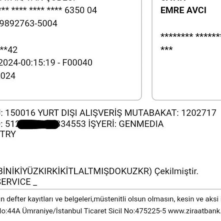 Haberim Olmadan Hesabımdan Para Çekildi