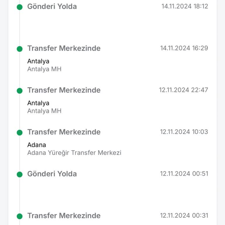 Kargomun Bitmeyen Yolculuğu