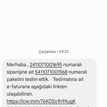 Teslim Edilmeyen Sipariş Ve Yanıltıcı Bilgilendirme