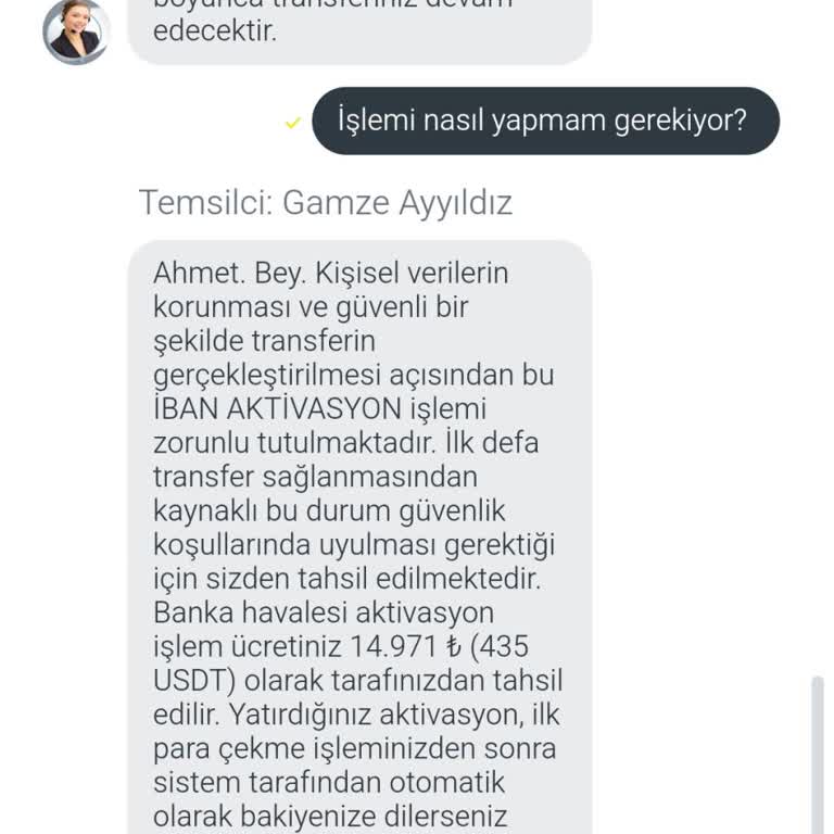 Bitcoin Hesabı Aktivasyonu İçin Para Talebi