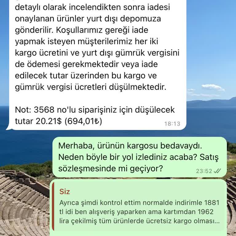 Yanıltıcı İade Politikası Ve Kalitesiz Ürün