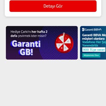 Vodafone Hediye Çarkı Erişim Sorunu