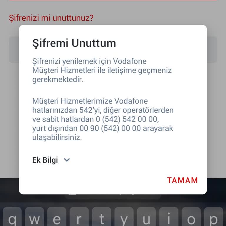 Şifre Unutma Sorunu Ve Yetersiz Müşteri Hizmeti