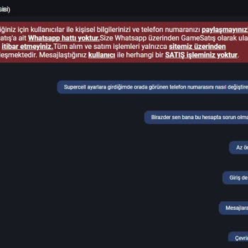 Satın Aldığım Oyun Hesabının Geri Alınması Ve Destek Eksikliği