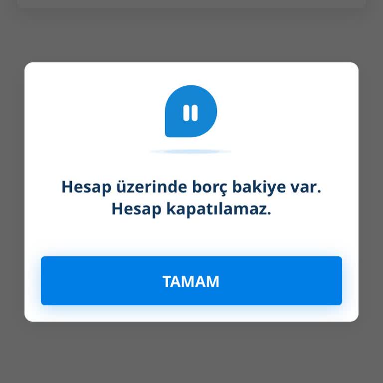 Hesap Kapatma İşleminde Tekrarlayan Borç Sorunu