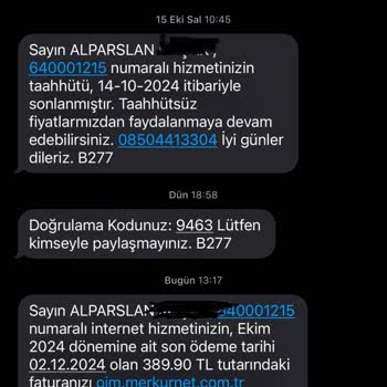 Yanlış Faturalandırma: Taahhütsüz İnternet Ücreti Beklenenden Yüksek