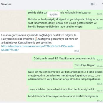 Vivense Nakliye Ve İade Sürecinde Büyük Hayal Kırıklığı