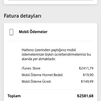 Yanlış Onaylanan Mobil Ödeme: Vodafone Ve İtunes Fatura Sorunu