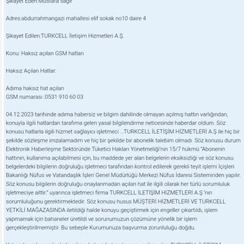 Adıma Açılan Hat Problemi Çözülmüyor