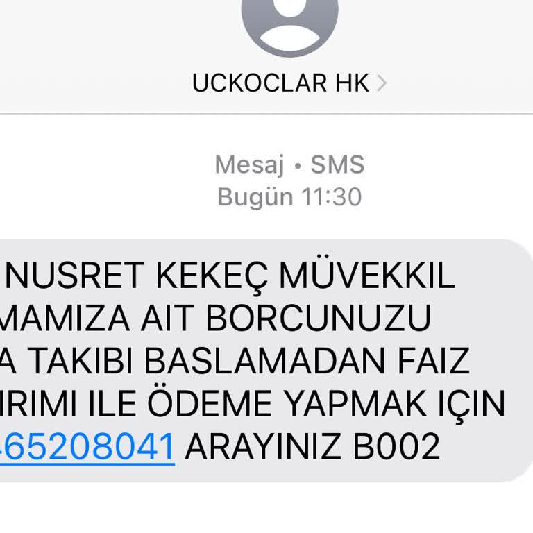 Yanıltıcı Borç Mesajı Ve Kişisel Veri İhlali