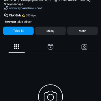 Ceyda Kırdemir Hesabımı Engellemiş