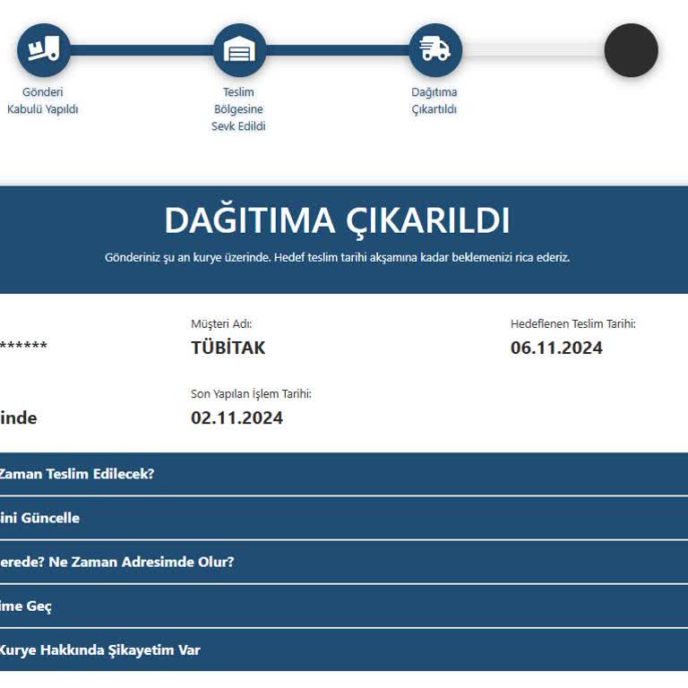 Kargo Teslimatında 9 Günlük Gecikme Ve İletişim Sorunları