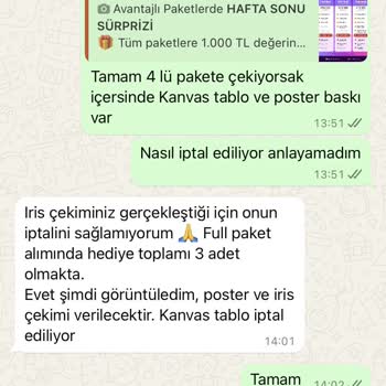 Gelinlik Paketi İadesi Sorunu