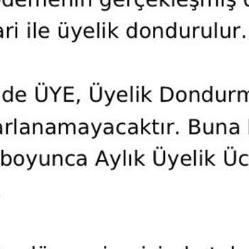 Üyelik İptali Ve Haksız Cayma Bedeli