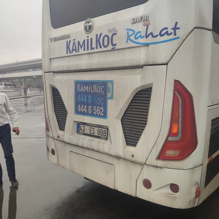 Kamil Koç Otobüsünde Güvenlik İhlali Ve Sorumsuz Şoför