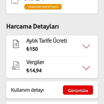 Vodafone'dan Yanlış Faturalandırma Ve Yetersiz Çözüm