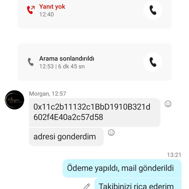 Biance TR Destek Hattına Ulaşım Sorunu Ve Şüpheli Arama
