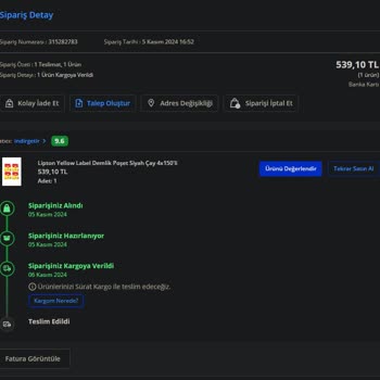 Kargo Teslim Edilemiyor Ve İade Süreci Sorunlu