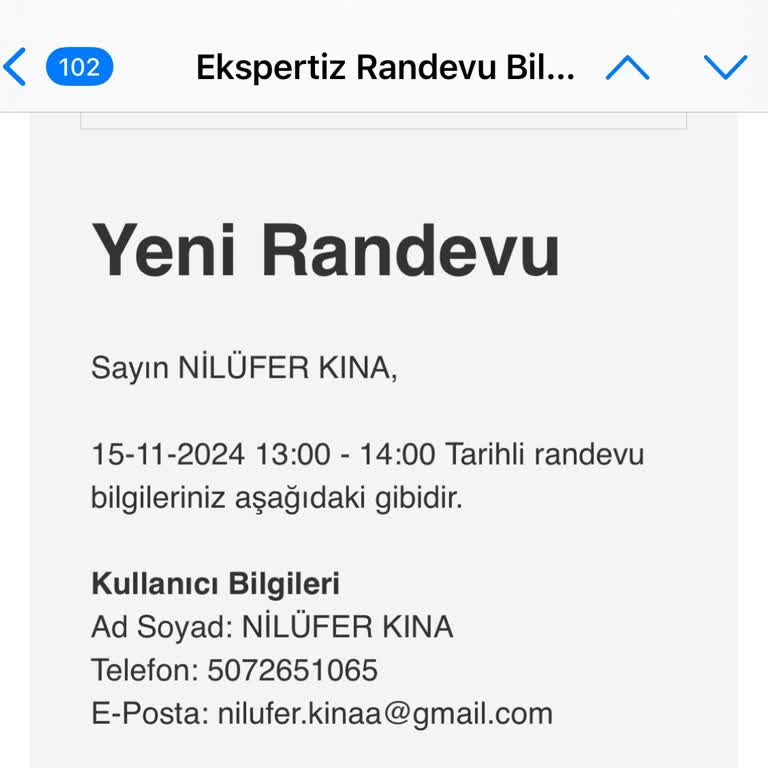 Ekspertiz Randevusunda Koordinasyon Eksikliği Ve Müşteri Mağduriyeti