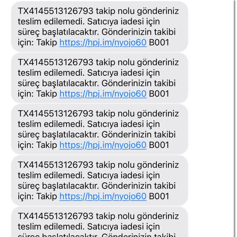 Yanlış Adres Bildirimi Nedeniyle Teslim Edilemeyen Kargo