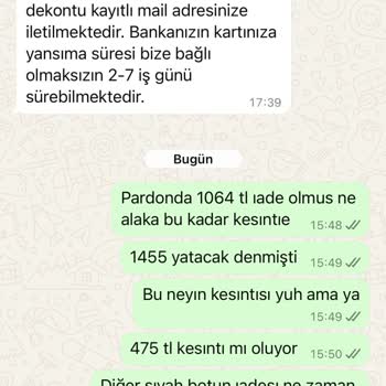 Ayakkabı İadesinde Kesinti Ve İletişim Sorunu