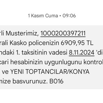 Kasko Poliçesi Yenileme Sorunu