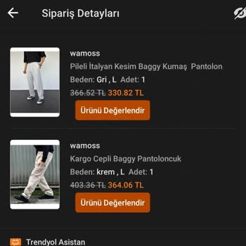 Trendyol Wamoss Alakasız Ürünler Yolluyor!