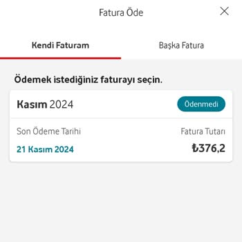 Vodafone Yanıltıcı Fatura Ve Tarife Değişikliği Sorunu