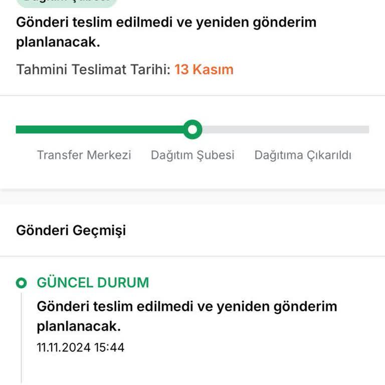 Teslim Edilmeyen Ürün Ve İletişim Sorunları
