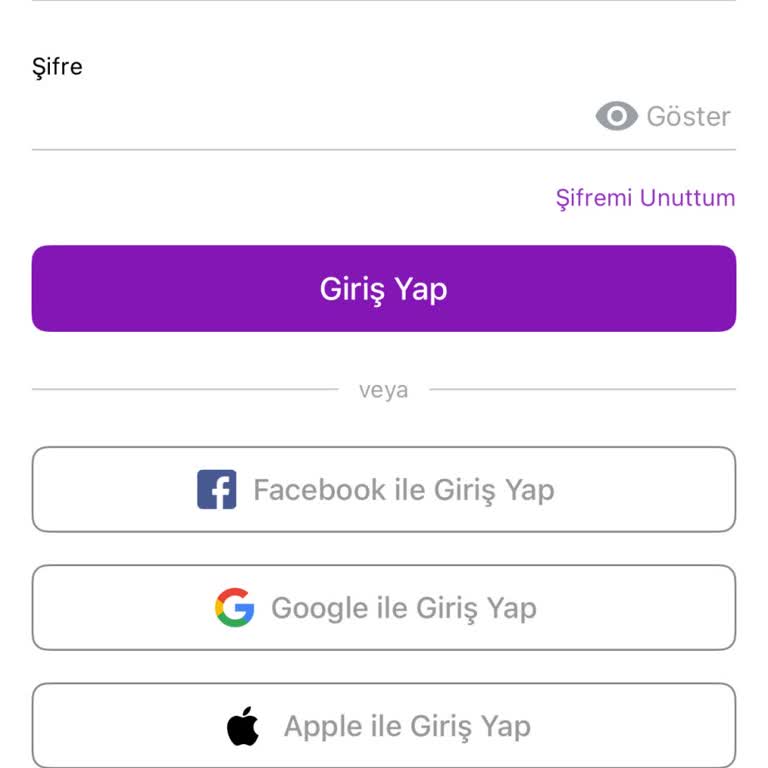 Giriş Sorunu: Şifre Ve E-posta Hatası