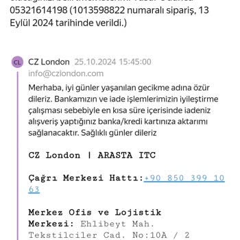 Sipariş Verilmeyen Ayakkabının Ücret İadesi Sorunu