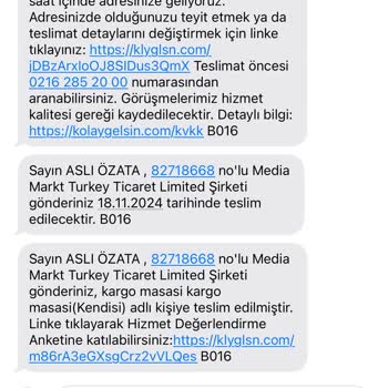Teslimat Tarihi Yanlış Anlaşıldı: Acil Dönüş Bekliyorum